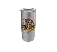 Angkor Wat Cambogia Bicchiere termico in acciaio inox doppia parete