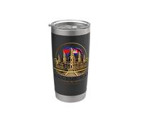 Angkor Wat Cambogia Bicchiere termico in acciaio inox doppia parete