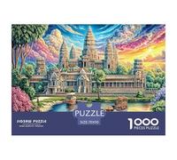 Angkor Wat_ Cambogia Puzzle 1000 Pezzi, Jigsaw Puzzle Ad Alta Difficoltà Regali Per Adulti E Adolescenti Home Giochi 70x50cm/1000pcs