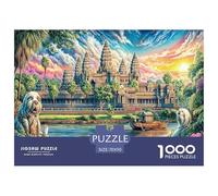 Angkor Wat_ Cambogia Puzzle 1000 Pezzi, Jigsaw Puzzle Ad Alta Difficoltà Regali Per Adulti E Adolescenti Home Giochi 70x50cm/1000pcs