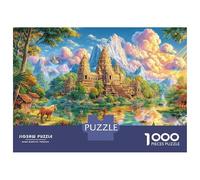 Angkor Wat_ Cambogia Puzzle 1000 Pezzi, Jigsaw Puzzle Ad Alta Difficoltà Regali Per Adulti E Adolescenti, Home Giochi 70x50cm/1000pcs
