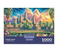 Angkor Wat_ Cambogia Puzzle 1000 Pezzi, Jigsaw Puzzle Ad Alta Difficoltà Regali Per Adulti E Adolescenti Home Giochi 52x38cm/1000pcs