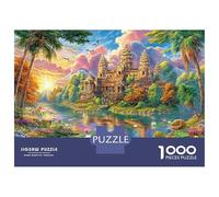 Angkor Wat_ Cambogia Puzzle 1000 Pezzi, Jigsaw Puzzle Ad Alta Difficoltà Regali Per Adulti E Adolescenti, Home Giochi 70x50cm/1000pcs
