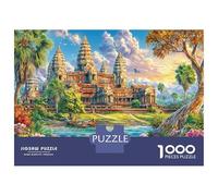 Angkor Wat_ Cambogia Puzzle 1000 Pezzi, Jigsaw Puzzle Difficili Per Adulti E Ragazzi Dai 14 Anni in Su, Home Giochi Puzzle 70x50cm/1000pcs
