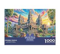 Angkor Wat_ Cambogia Puzzle 1000 Pezzi, Jigsaw Puzzle Per Adolescenti E Bambini, Giochi Stimolanti Per Tutta La Famiglia 38x26cm/1000pcs