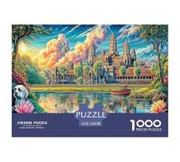 Angkor Wat_ Cambogia Puzzle 1000 Pezzi, Jigsaw Puzzle Per Adolescenti E Bambini, Giochi Stimolanti Per Tutta La Famiglia 52x38cm/1000pcs