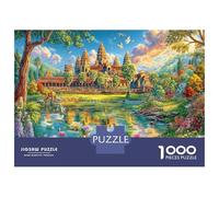 Angkor Wat_ Cambogia Puzzle 1000 Pezzi, Jigsaw Puzzle Per Adulti E Ragazzi Dai 14 Anni in Su, Giochi StimolFormicai Per Tutta La Famiglia 38x26cm/1000pcs