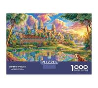 Angkor Wat_ Cambogia Puzzle 1000 Pezzi, Jigsaw Puzzle Per Adulti E Ragazzi Dai 14 Anni in Su, Giochi StimolFormicai Per Tutta La Famiglia 52x38cm/1000pcs