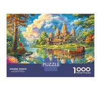 Angkor Wat_ Cambogia Puzzle 1000 Pezzi, Jigsaw Puzzle Per Adulti E Ragazzi Dai 14 Anni in Su, Giochi StimolFormicai Per Tutta La Famiglia 52x38cm/1000pcs