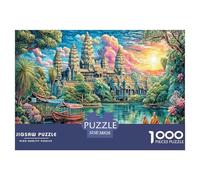 Angkor Wat_ Cambogia Puzzle 1000 Pezzi, Jigsaw Puzzle Per Adulti Puzzle 1000 Pezzi Difficili Per Adulti Home Giochi Puzzle 38x26cm/1000pcs