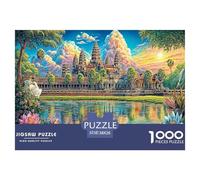 Angkor Wat_ Cambogia Puzzle 1000 Pezzi, Puzzle Impossibile 1000 Pezzi Gioco Di Sfida Intellettuale 38x26cm/1000pcs