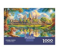 Angkor Wat_ Cambogia Puzzle 1000 Pezzi, Puzzle Impossibile 1000 Pezzi, Gioco Di Sfida Intellettuale 52x38cm/1000pcs