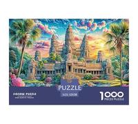 Angkor Wat_ Cambogia Puzzle 1000 Pezzi, Puzzle Impossibile 1000 Pezzi Gioco Di Sfida Intellettuale 52x38cm/1000pcs