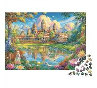 Angkor Wat_ Cambogia Puzzle Da 1000 Pezzi - Puzzle Ad Alta Difficoltà,Giochi Stimolanti Per Tutta La Famiglia 38x26cm/1000pcs