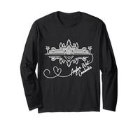 Angkor Wat, Cambogia Signature Heart Art Souvenir Maglia a Manica