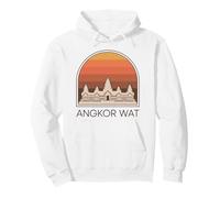 Angkor Wat Cambogia, Tramonto retrò e Tempio Felpa con Cappuccio
