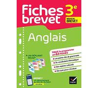 Anglais 3e: Fiches de révision + un dépliant récap'