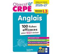 Anglais L3: Epreuve écrite - 100 fiches efficaces pour bien réviser