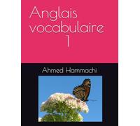 Anglais vocabulaire 1