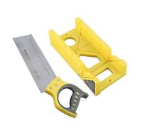 Angle Cutter Saw - Hand Miter Box Precision Tool System, Efficient Wood Cutting Comfortable Grip Device Kit, Carpentry Frame Trim Joint Making Equipment | Workshop DIY Construction Craft Measurement