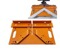 Angle Cutting Guide- 45 Degree Miter Precision Support System, Reinforced Metal Sheet Construction | High Accuracy Clamp Pad, Heavy Duty Cutting Aid Accessory Miter Angle Guide For