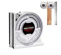 Angle Finder Tool,Magnetic Angle Locator Protractor | Accurate Inclinometer Gauge Incline Finding for Construction Engineering Home Improvement Carpentry Projects for Precision Work