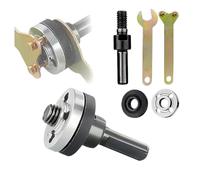 Angle Grinder Accessories, Drill Extension Rod Kit, 3 Pack Conversion Tools with Lightweight Build, Grinding Buffing Aid for Mechanics, Compact Design Hardware Tool for Garage and Workshop