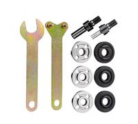 Angle Grinder Attachment, Quick Install Wrench Connector, High-Strength Safety Lock Adapter with Secure Grip, Steel Conversion Tool for Grinding Cutting, Electrician Corner Metal Concrete Work