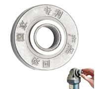 Angle Grinder Clamping Pressure Plate, Fast Clamping Power Chuck Tool, 1.18x1.18x0.39 inches Carbon Steel Heavy Duty Flange, Wear-Resistant Grinding Plate for Polishing, Cutting