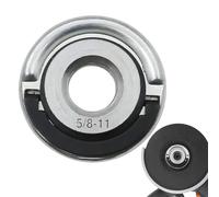 Angle Grinder Flange Nut - Locking Clamp for Secure Disc Fit | Hardened Steel Component with Threaded Design, Anti Slip Grip Feature, Replacement Fastening Part for Cutting Grinding Tool Use 0.39 in