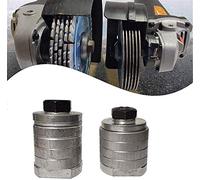 Angle Grinder to Grooving Machine Adapter Converter Screw Drill Adapter, M10/ M14 Conversion Head, 100/125 Type Lock Nuts Flange Inner Outer Kit, Drill Chuck Converter Quick Change Adapter
