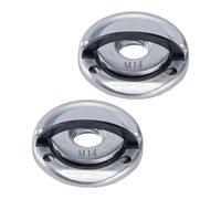 Angle Grinding Flange Nut - Heavy-Duty 2 Pieces Durable Secure | Grinder Nut Replacement Compatible | Crafting Enthusiasts Construction Site Industrial Manufacturing