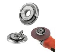 Angle Grinding Tool Flange Nut, 2 PCS M14 Thread Angle Grinder Flange Nut Portable Locking Plate Chuck Angle Grinder Secure & Durable Grinder Accessory Quick Clamping Nut (2pcs)
