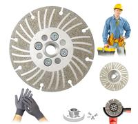 Angle Grinding Wheel - Electroplated Diamond - 4 1/2" /5"/6"PLUS+, High Strength Concrete Grinding Disc, Angle Grinder Attachments Grindings Wheel for Steel, Concrete, Stone, Tile (12.5CM)