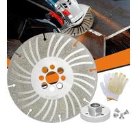 Angle Grinding Wheel - Electroplated Diamond - 4 1/2" Plus+, High Strength Diamond Cutting Wheel Blade for Metal, Stone and Tile (4.5in)