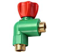 Angle Valves - Leak Proof Outlet, Safety Faucet Valve with Precision Flow Control & Corrosions Resistant Design for Kitchen Sink, Bathroom Fixture, Water Heater, and Pressure Regulation Systems