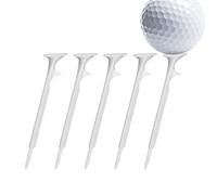 Angled Golf Tees Set - 8.3cm ABS 18 Degree Tilt Design Ball Support Stable Shot Alignment Practice Aid With Spin Control Structure | Course Training Competition Accessory For Beginners Professionals