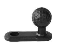 Angled Head Adapter - Metal Alloy Ball Base,Motorcycle Navigation Bracket | Sturdy Angle Frame Construction | Outdoor Touring Road Trail Commuting,Stable Position Direction Adjustment Element