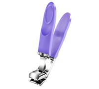 Angled Nail Clipper, Heavy Duty Manicure Nail Kit, Anti-Splash Personal Care Tools, Fingernail Trimmer for Travel Grooming and Home Manicure, 9.8 x 1.3 x 2.8cm