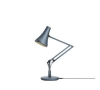 ANGLEPOISE Lampada da scrivania Mini Mini 90, blu acciaio, lampadina LED dimmerabile a basso consumo energetico, cavo di alimentazione USB, paralume e bracci in alluminio, finitura satinata anodizzata