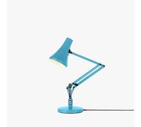 ANGLEPOISE Mini lampada da tavolo 90, blu turchese, lampadina LED a basso consumo energetico, cavo di alimentazione USB, paralume e bracci in alluminio, finitura verniciata satinata, raccordi cromati