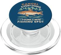 Angler Annulla Tutto Ho Trovato Un Nuovo Punto Di Pesca Fisher PopSockets PopGrip per MagSafe