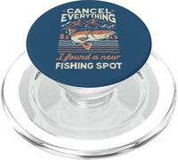 Angler Annulla Tutto Ho Trovato Un Nuovo Punto Di Pesca Fisher PopSockets PopGrip per MagSafe