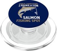 Angler Annulla tutto quello che ho trovato un nuovo punto di pesca al salmone PopSockets PopGrip per MagSafe