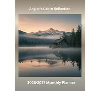 Angler's Cabin Reflection (65pg): Montly/Yearly 2-Year Planner/Calendar