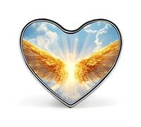 Angles Cute Wings Sun Cute Spilla Distintivo A Forma di Cuore Pin Cappello Abbigliamento Gioielli Accessori Regali per Festa di Nozze
