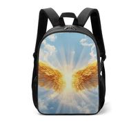 Angles Cute Wings Sun, zaino casual da viaggio, borsa a tracolla da viaggio con cinghie regolabili, per donne e uomini