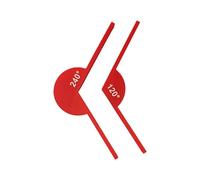 Angles Protractor Measurement Tool Angles Gauge Measuring Ruler Educational Geometry Protractor for Student and Teacher Student Measuring Tool