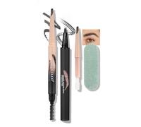 Anglicolor Matita Sopracciglia Completato in 3 minuti, Matita Sopracciglia Microblading Ricambio,Perfette,Riempimento Veloce,Combinato Per Risultati Migliori,Valore 04 Black Set