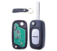 ANGOFIZ Chiave Telecomando Vergine Elettronica da Programmare ID46 Compatibile con Renault Clio 3 Kangoo Master Modus Trafic Twingo Wind Scenic Megane Telecomando a Distanza Testato